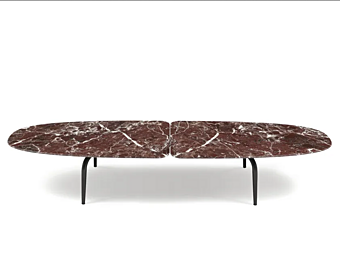 Low marble coffee table Graphium ZANOTTA 681