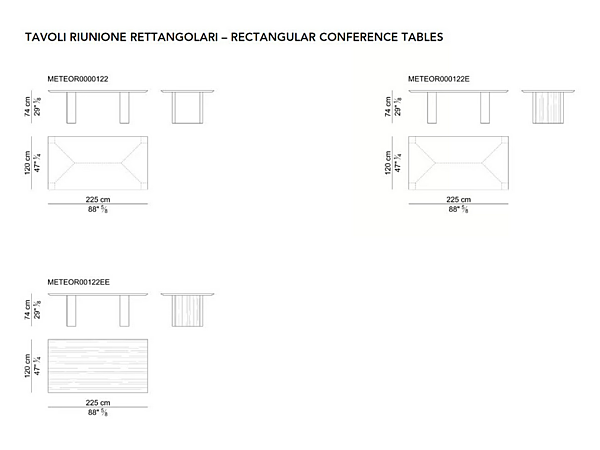 Wooden meeting table Meteora i 4 Mariani factory i 4 Mariani from Italy. Foto №5