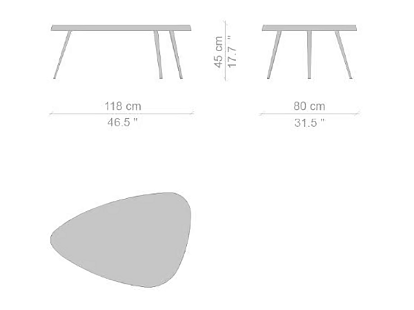 Garden table with multi-layer wood top CASSINA Mexique Outdoor factory CASSINA from Italy. Foto №24