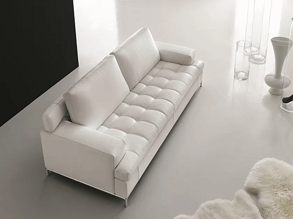 Leather Sofa Alexia Egoitaliano factory Egoitaliano from Italy. Foto №1