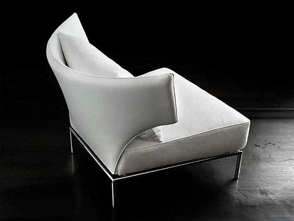 Upholstered armchair with soft back ERBA ITALIA Abbraccio factory ERBA ITALIA from Italy. Foto №6