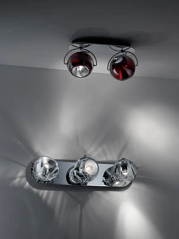 Chrome Plated Wall Lamp Beluga Fabbian factory Fabbian from Italy. Foto №3