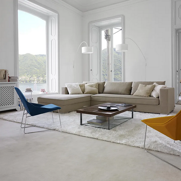 Low rectangular coffee table walnut LIGNE ROSET Ponton 11497862 factory LIGNE ROSET from Italy. Foto №3