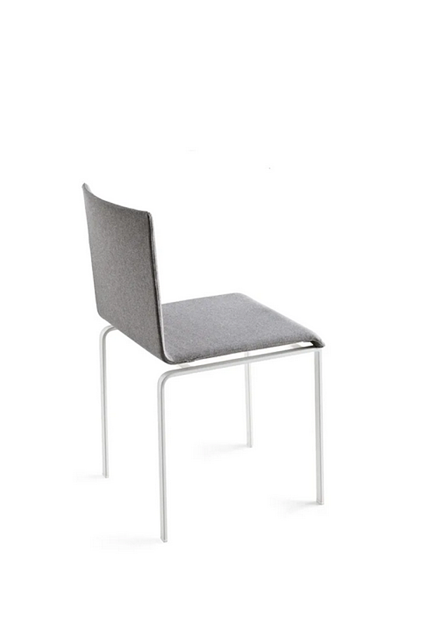 Fabric chair with upholstered back LAGO Dangla factory LAGO from Italy. Foto №9