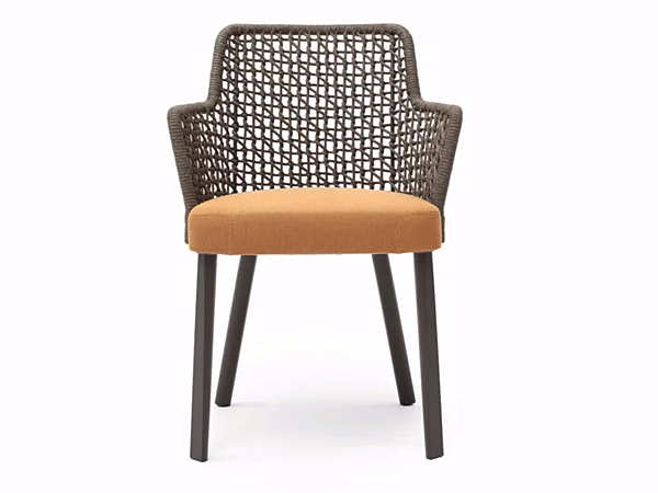 Aluminium garden chair with armrests VARASCHIN Emma 23614 factory VARASCHIN from Italy. Foto №11