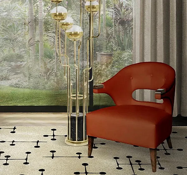 Upholstered Leather Easy Chair with Armrests BRABBU Nanook factory BRABBU from Italy. Foto №6