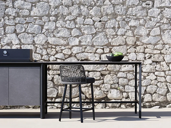 Rectangular outdoor cooking table made of aluminium VARASCHIN factory VARASCHIN from Italy. Foto №7