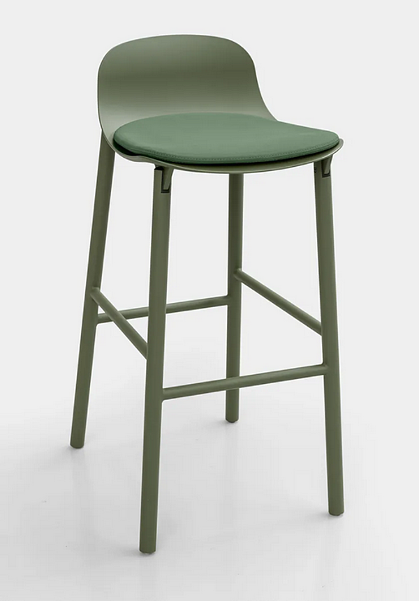 Bar Stool with Footrest Aluminum Sharky Kristalia factory Kristalia from Italy. Foto №2