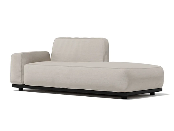 Fabric garden daybed with soft back Laguna 23 Atmosphera LA.MD23 factory ATMOSPHERA from Italy. Foto №1