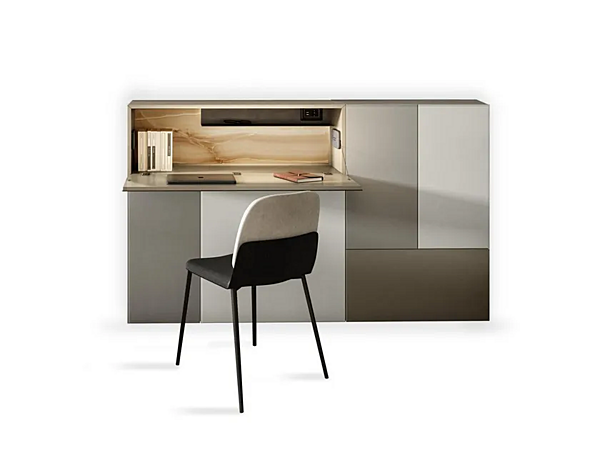 Wooden Secretary Desk with Flap Doors LAGO 1273 factory LAGO from Italy. Foto №5