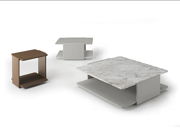 Square Marble High Side Table i 4 Mariani Sella factory i 4 Mariani from Italy. Foto №3