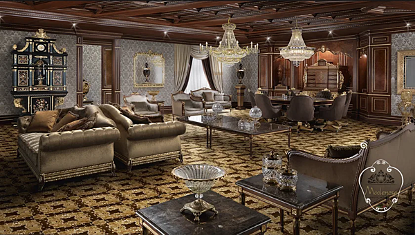 Square coffee table in wood by Modenese Luxury Interiors 14635 factory MODENESE GASTONE from Italy. Foto №3