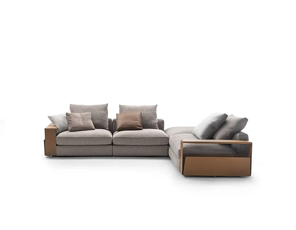 Corner sectional fabric sofa Harper FLEXFORM factory FLEXFORM from Italy. Foto №13