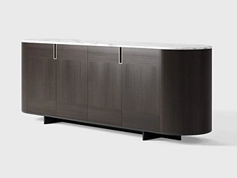 Wooden sideboard with marble top CPRN HOMOOD Irving