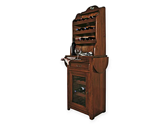 Wooden Floor Bottle Rack Interiors Italia AQ421 factory Interiors Italia from Italy