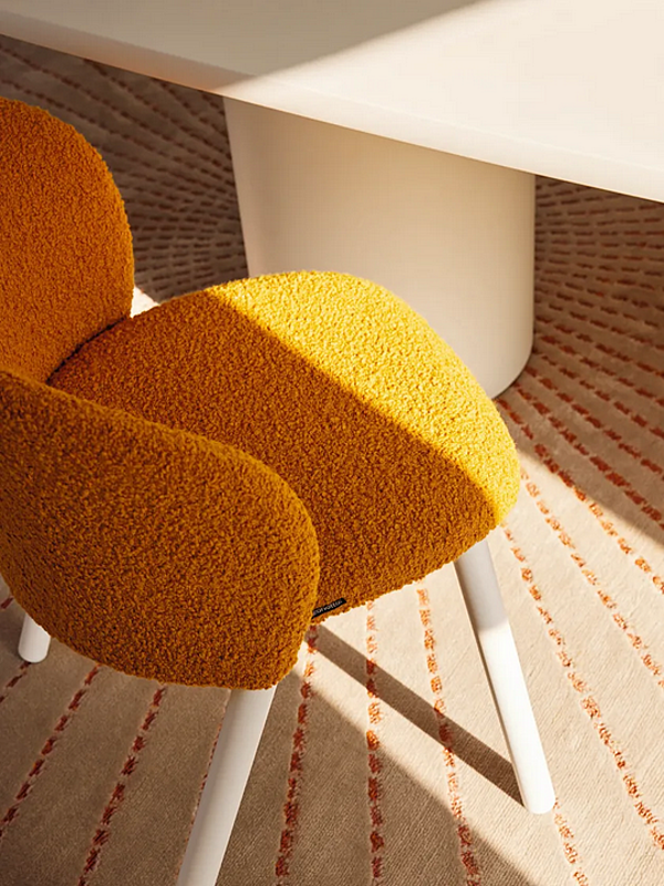 Fabric chair with removable cover Daisy ZANOTTA factory ZANOTTA from Italy. Foto №4