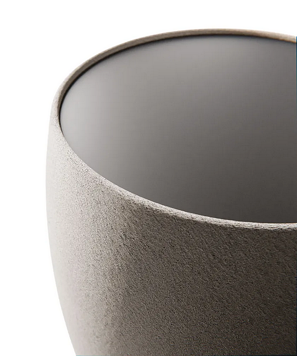 Round Cement and Glass Coffee Table MisuraEmme Boston factory MisuraEmme from Italy. Foto №2