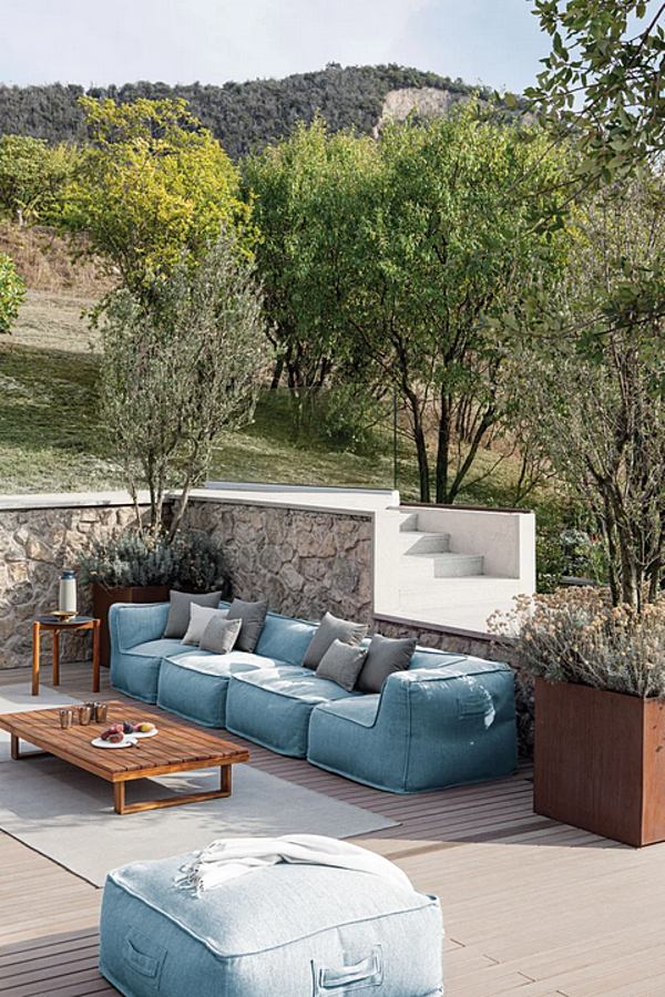 2-Seater Soft Fabric Garden Sofa Atmosphera CX.SF.DV factory ATMOSPHERA from Italy. Foto №5