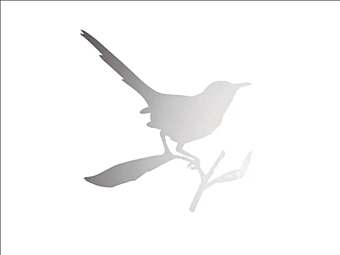 Wall Mounted Mirror Taylor Bird Driade factory Driade from Italy