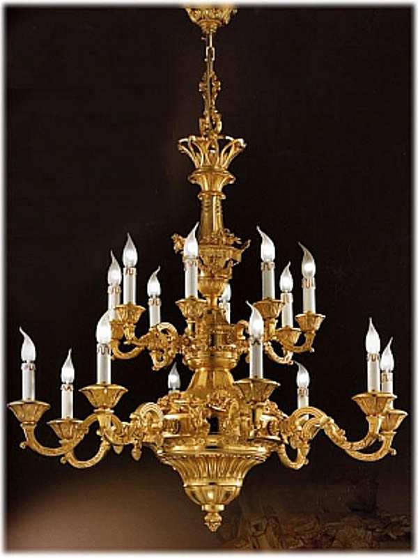 Chandelier FBAI 3172/8+8 factory FBAI from Italy. Foto №1