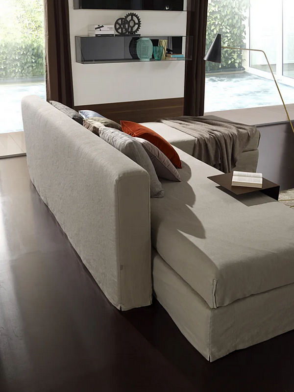 Storage bed with upholstered back panel Duomo Design Wonder factory Duomo Design from Italy. Foto №4