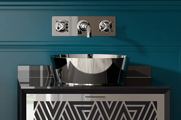 Floor standing wooden vanity unit with drawers Park Avenue Cora 1A PKRCORA1ACES factory Park Avenue from Italy. Foto №10