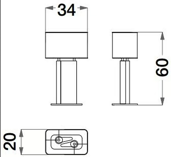 Wooden table lamp Sesto Senso CPRN HOMOOD S590 factory CPRN HOMOOD from Italy. Foto №3