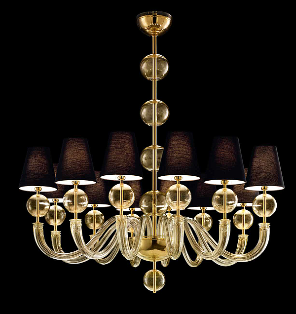 Chandelier Barovier&Toso Vermont 5550/12 factory Barovier&Toso from Italy. Foto №1