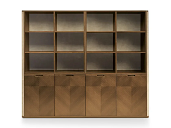 Tall Open Wooden Office Shelving i 4 Mariani Avatar
