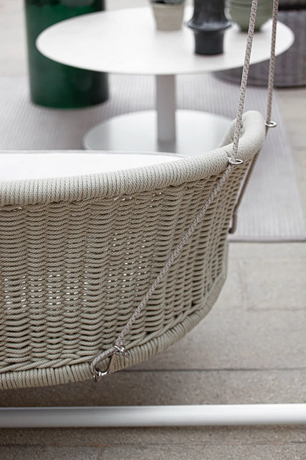 2-Seater Teflon Garden Hanging Chair Atmosphera Ludo L4 LUDV.DO factory ATMOSPHERA from Italy. Foto №3