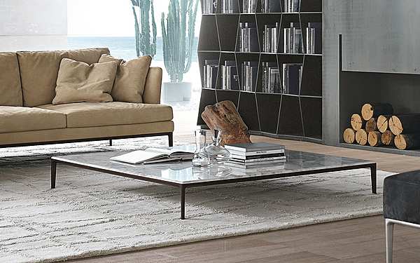 Coffee table ALIVAR Home Project Poggio TPGQ80 factory ALIVAR from Italy. Foto №4