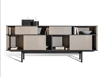 Sideboard from technical fabric POLTRONA FRAU Lloyd Tex factory POLTRONA FRAU from Italy