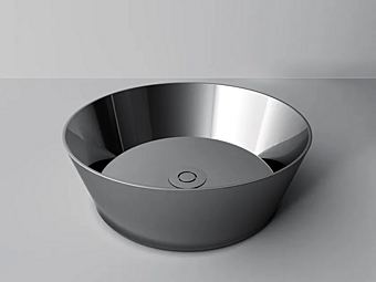Round Metal Countertop Washbasin Park Avenue PKMMETALROUND factory Park Avenue from Italy