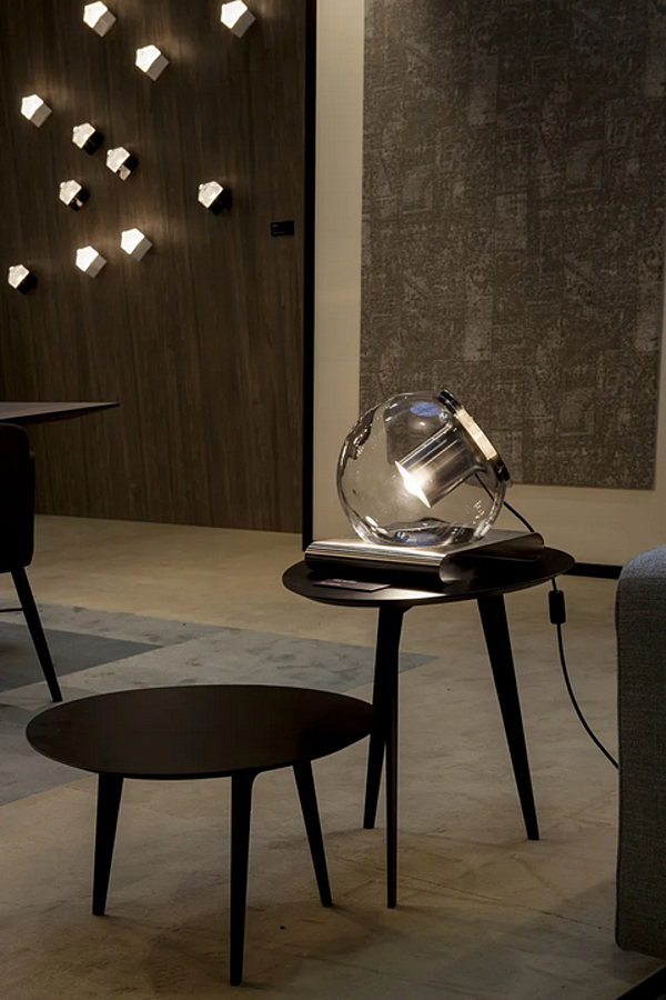 Blown Glass Table Lamp The Globe 228 Oluce factory Oluce from Italy. Foto №2
