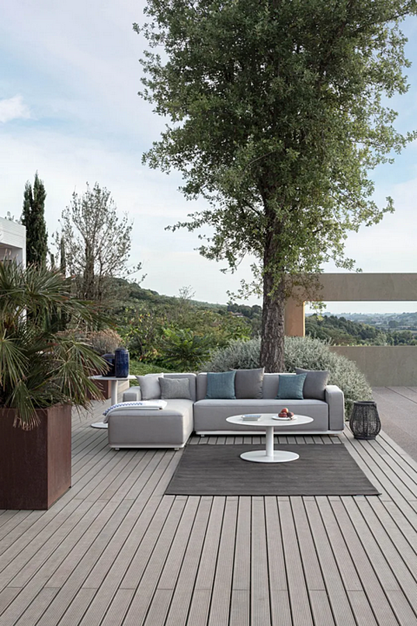 Modular 3 Seater Fabric Garden Sofa Laguna 30 Atmosphera LA.MD30, LA.MD31, LA.MD32 factory ATMOSPHERA from Italy. Foto №4