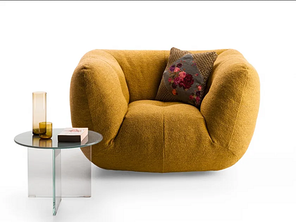 Fabric armchair LAGO Happening 1461 factory LAGO from Italy. Foto №3