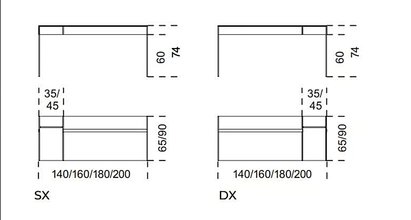 Writing desk with drawers glass and stainless steel Gallotti&Radice Air Desk W factory Gallotti & Radice from Italy. Foto №4