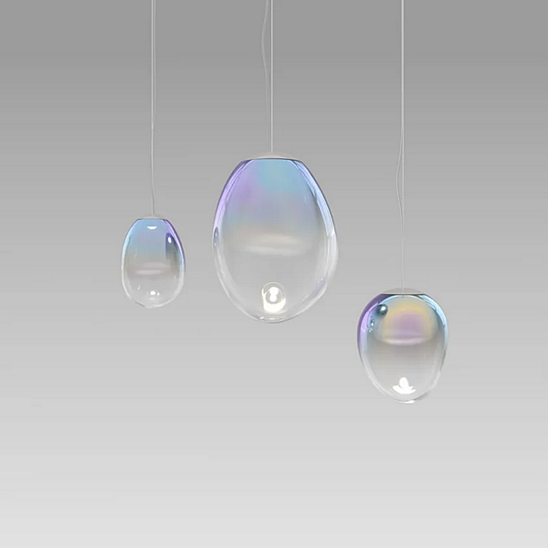 Blown Glass Pendant Lamp Stellar Nebula Artemide factory Artemide from Italy. Foto №19