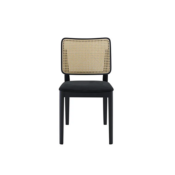 Ash and rattan chair with integrated cushion LIGNE ROSET Tambour 10266185 factory LIGNE ROSET from Italy. Foto №2