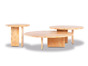 Coffee table Tebe Baxter wood factory BAXTER from Italy