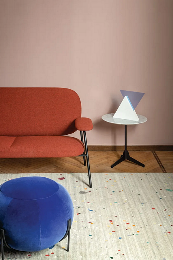 Three-Seater Fabric Sofa Philo Saba factory SABA from Italy. Foto №8