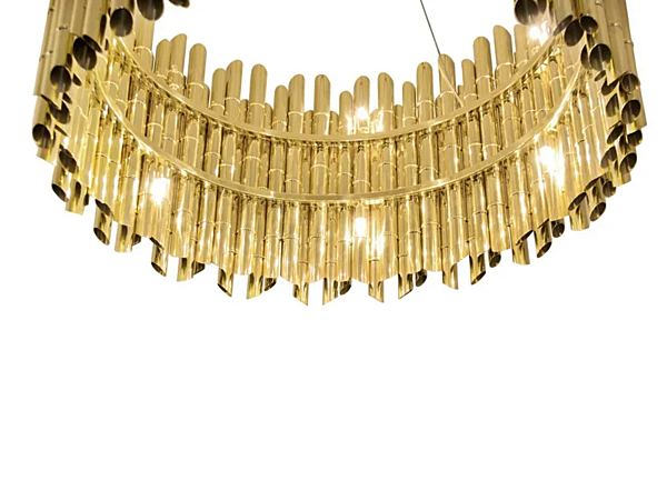 Brass Pendant Lamp Saki BRABBU factory BRABBU from Italy. Foto №6