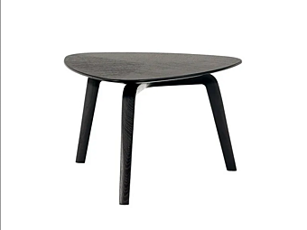 Triangular Ash Coffee Table Fiorile POLTRONA FRAU factory POLTRONA FRAU from Italy