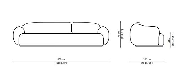 3-seater wool sofa coral Paolo Castelli factory Paolo Castelli from Italy. Foto №2