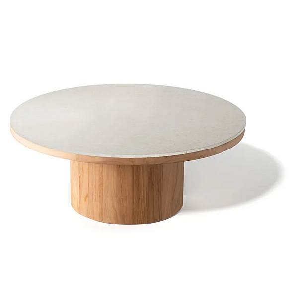 Teak Garden Side Table Frisbee Atmosphera factory ATMOSPHERA from Italy. Foto №11