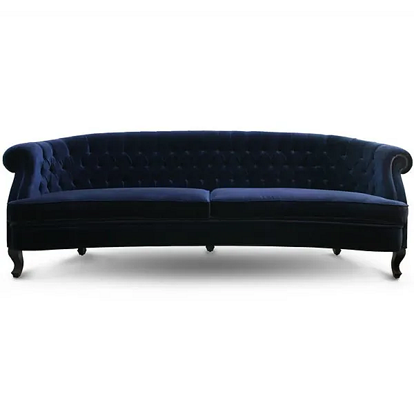 3-seater tufted velvet sofa Maree BRABBU factory BRABBU from Italy. Foto №6