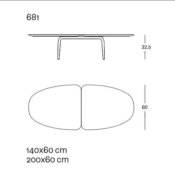 Low marble coffee table Graphium ZANOTTA 681 factory ZANOTTA from Italy. Foto №10