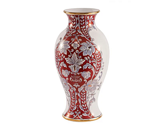 Handmade ceramic vase Lustro Merletto L_Antica Deruta LM / 566 / B /40