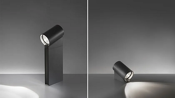 LED Bollard Light in Aluminium Oblique by Artemide T086200, T086300 factory Artemide from Italy. Foto №4