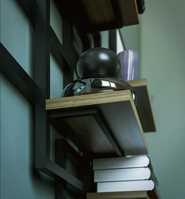 Wall Mounted Bottle Rack Caos DAMIANO LATINI factory DAMIANO LATINI from Italy. Foto №5